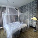 Vierkante klamboe 4-deuren wit 210x240x190 cm