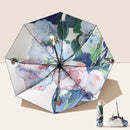 Opvouwbare bloemparaplu UPF50+ anti-UV, windproof 97 cm