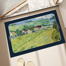 Kunstzinnige Antislip Badmat - Vincent van Gogh's "Les Vessenots à Auvers" - Luxe Siliconen Diatomeeënaarde Mat - 39,5x59 cm