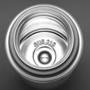 TDR - Thermosfles - RVS - grote capaciteit - 580 ml  wit