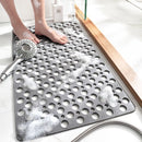Veilige en Duurzame Anti-Slip Badmat van Milieuvriendelijk TPE – 75x43 cm – Grijs