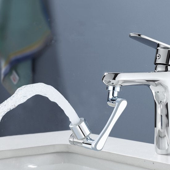 RVS kraanverlengstuk 360° rotatie - roterende kraankop