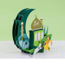 3D pop-up wenskaart Eid Mubarak-Inclusief envelop
