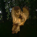 Zonne-energie Engel Tuinornament - Waterdicht Hars Beeldje