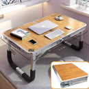 Auto Opvouwbare Tafel Bed Bureau LAPTOP TAFEL Aluminiumleger