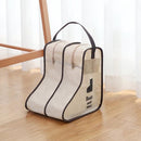 2x Laarsjes opbergzak 28x24x29cm - Beige - Boots Organizer