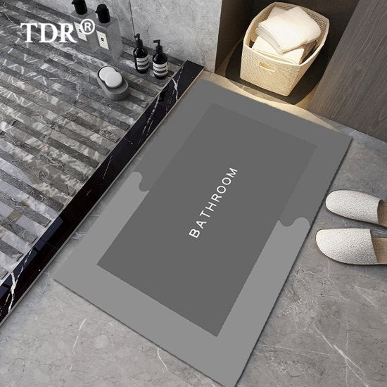 Unikorf Super Absorberend Antislip Badmat 40x60 Grijs