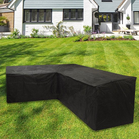 Premium Waterdichte Hoekbankhoes - 210D Oxford Stof, UV-bestendig, Sneeuw- en Winddicht - Geschikt voor Buitenmeubilair - 222 x 286 x 82 cm