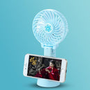 Unikorf Draagbare Ventilator USB - Mobiel op Voet - Blauw