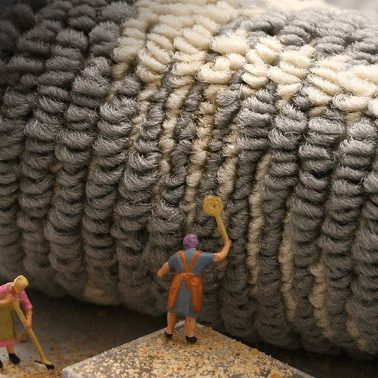 Antislip Deurmat - Geometrisch - Absorberend - 60x90CM - Gri