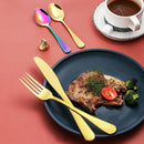 Roestvrijstalen bestekset 24-delig met koffer - Goud