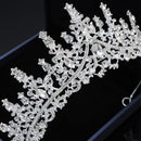 zilveren Tiara Diadeem Haarsieraad -Elegant en Duurzaam - Geschikt voor Verschillende Gelegenheden