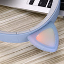 Unikorf Draadloze Bluetooth Kids Koptelefoon LED Kat Oortjes