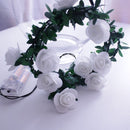 led lichtsnoer rose vine met warm wit licht 3 meter 20 lichtjes-werkt op batterij