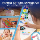 Glow-in-the-Dark Stenen Schilder Set - Creatieve Hobbyset voor Kinderen