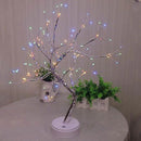 Kleurrijke Boompje LED-Verlichting- 108 Lampjes- USB of batterijen-Flexibele Takken - Perfect voor Feestelijke Sfeer en Kerstdecoratie