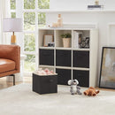 6 stuks opbergdoos kleding & speelgoed, zwart