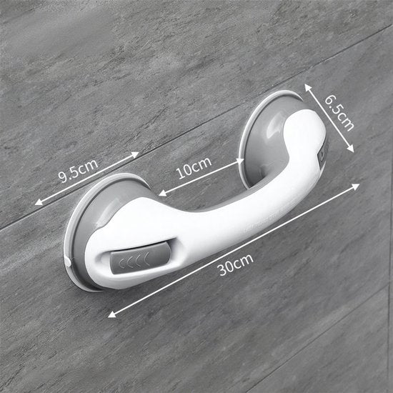 2-pack Veiligheidsgrepen met Zuignap - Douchegrepen Badkamer - Senioren & Gehandicapten - 30cm