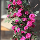 2 Stuks Klimop Slinger-Simulatie rose vine paars