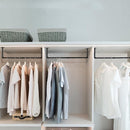 Industriële Buis Kledingrek 30 kg, robuust zwart