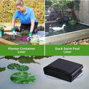 Extra dikke PE-folie zwart 2.1x3m - scheurvast, waterdicht