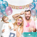 64 delig gender reveal party set - baby shower - gendershower reveal part - boy or girl