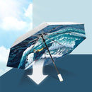 Opvouwbaar paraplu - Zonbescherming Anti-Uv UPF50 + -Windpro