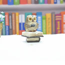 Uil Ornament Hars Lezende Uil - Desktop Decoratie - Gedetailleerd Ontwerp