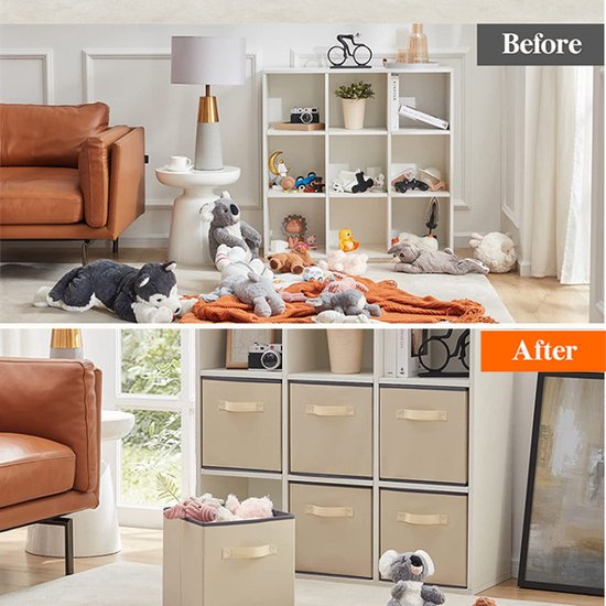 6 stuks Opbergdoos voor Kleding en Speelgoed- Duurzaam non-w