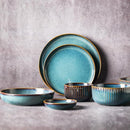 4 stuks Creatieve keramische set in Europese stijl van 4,5 inch mini bord- Ideaal voor dessert, taart,noten enz.