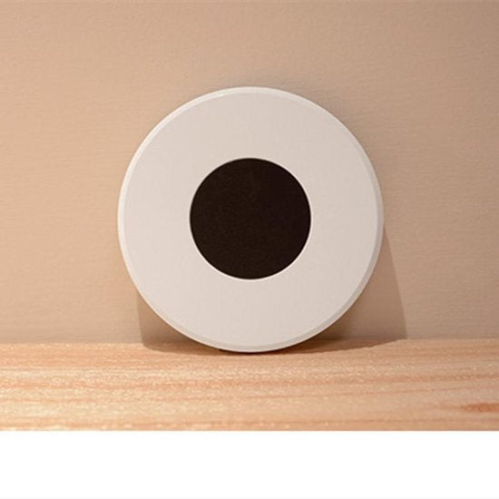 Draadloze LED-plaklamp (12 mm dik) met bewegingssensor, timer en oplaadbare batterij - oogbeschermend en dimbaar met warm-witte gloed (2700 K) - perfect voor kamer en kastverlichting 's nachts en als cadeau voor speciale gelegenheden