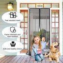 Magnetisch deurhor 100x210 cm - Glasvezel, Klittenband, Zwar