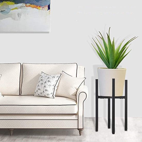 Verstelbaar Plantenrek 24-36 cm - Duurzaam Zwart