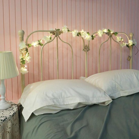 Led lichtketting wit hortensia 2 meter 20 lichts