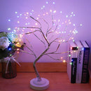 Kleurrijke Boompje LED-Verlichting- 108 Lampjes- USB of batterijen-Flexibele Takken - Perfect voor Feestelijke Sfeer en Kerstdecoratie