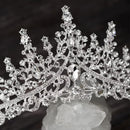 zilveren Tiara Diadeem Haarsieraad -Elegant en Duurzaam - Geschikt voor Verschillende Gelegenheden