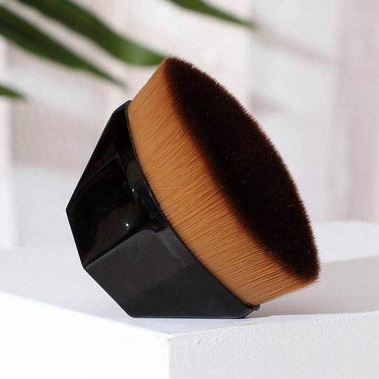 2 stuks Groot formaat Foundation Brush - Synthetische borstelharen voor een natuurlijke en egale make-up