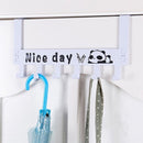 TDR-Deurkapstok Met 6 Haken-Deurhanger-Kapstok Hangend -wit