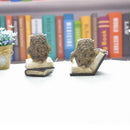 Uil Ornament Hars Lezende Uil - Desktop Decoratie - Gedetailleerd Ontwerp