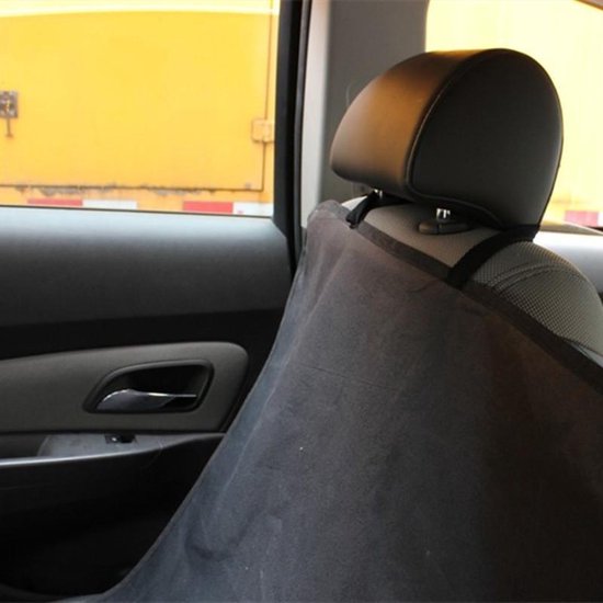 Waterdichte Hondendeken 137x147 cm Zwart voor Auto Achterban