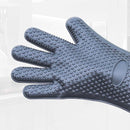 Unikorf 2 Paar Extra Lange Siliconen Ovenwanten - Grijs