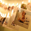 Fotoclip Lichtsnoer - 3 Meter - 20 Lampjes met Fotoclips, Batterij + USB-model voor Dubbel Gebruik