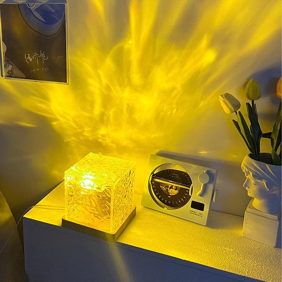 TikTok Noorderlicht/Ocean projector - Tesseract kristallen