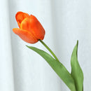 10 stuks Realistische Kunsttulpen Oranje & Rood Duurzaam