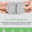 Unikorf 6-delige Wol Drogerballen, Grijs - 40% Sneller, Hypo