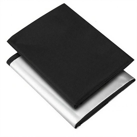 Verduisteringsrolgordijn zonder boren – 200x145cm – Draagbaar & 100% verduisterend – Reizen & vakantie – Dakraam en binnenzonwering
