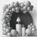 86-delige Macaron Ballonnenset - Ballonnenboog - Grijs