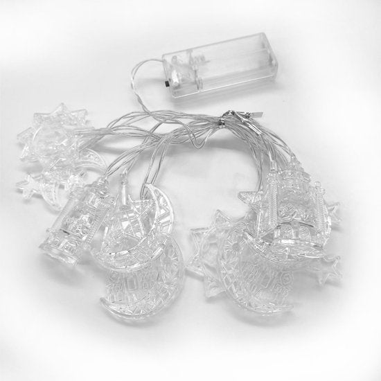 Unikorf LED-Lichtslinger 2m 10 LED's voor Ramadan & Eid