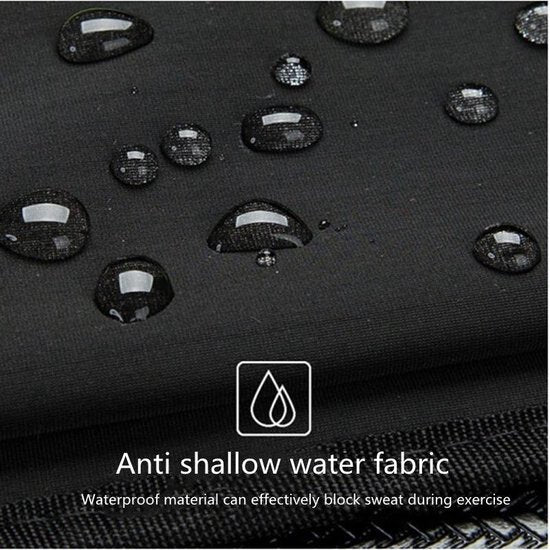 Heuptasje sport verstelbaar 60-120 cm waterafstotend grijs