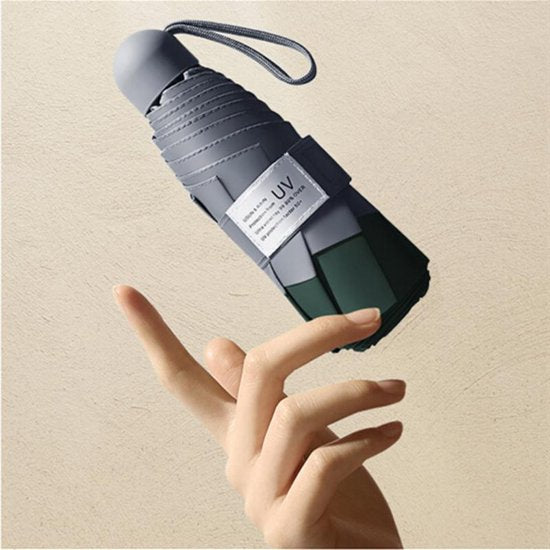 TDR Opvouwbare Windproof Paraplu UV-SPF 50+ Groen